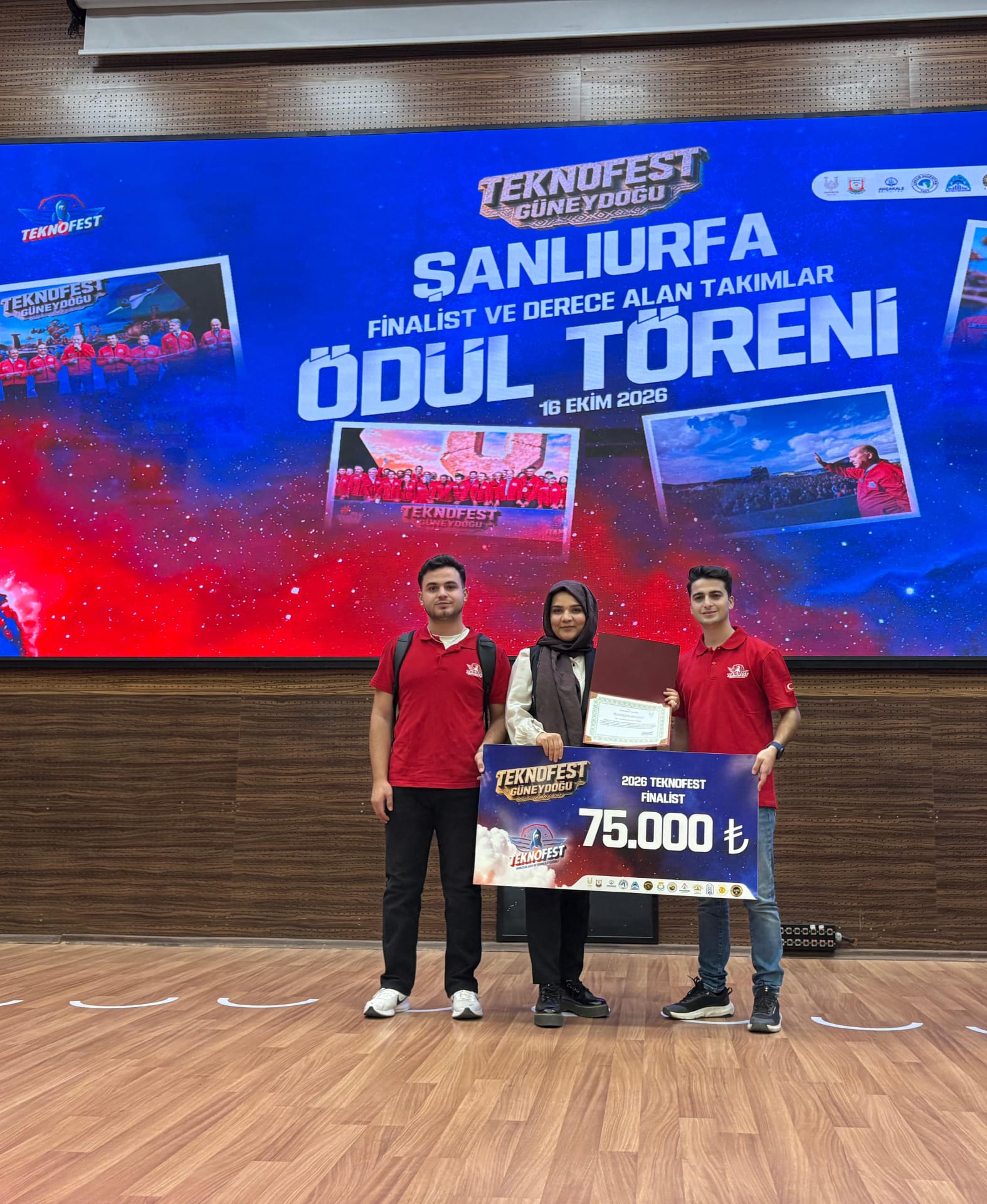 TEKNOFEST Finalisti Öğrencilerimize 75 Bin TL Ödül
